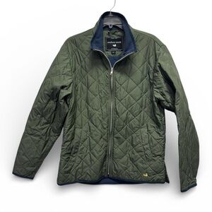 Southern Marsh Men's Olive Quilted Puffer Jacket Small